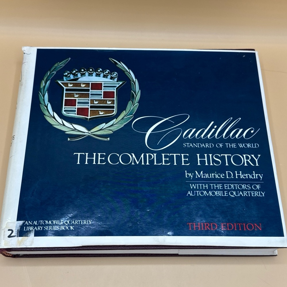Cadillac The Complete History Book - 3rd Edition - Hardcover With Dust Cover